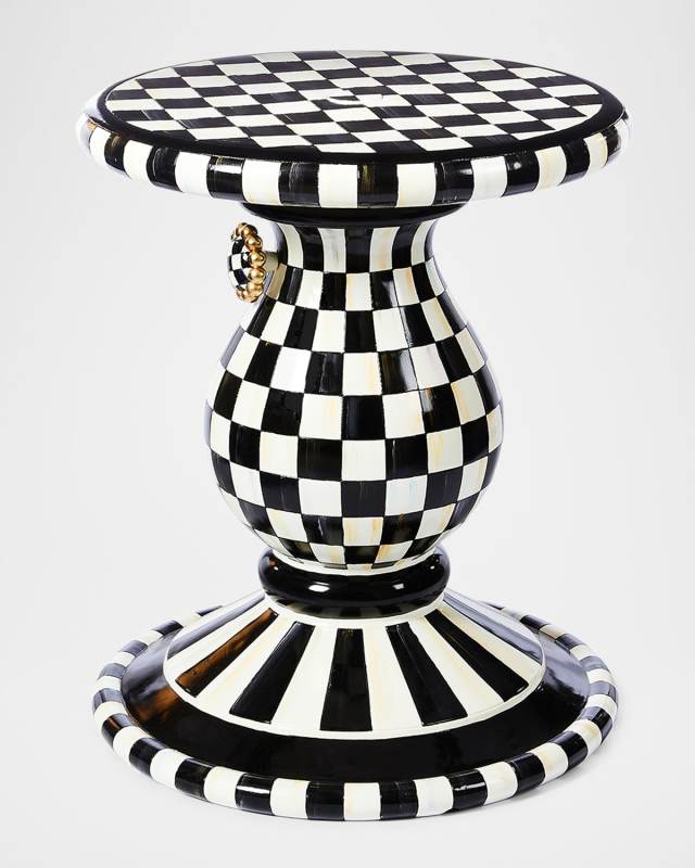 Outdoor Courtly Umbrella Stand Side Table